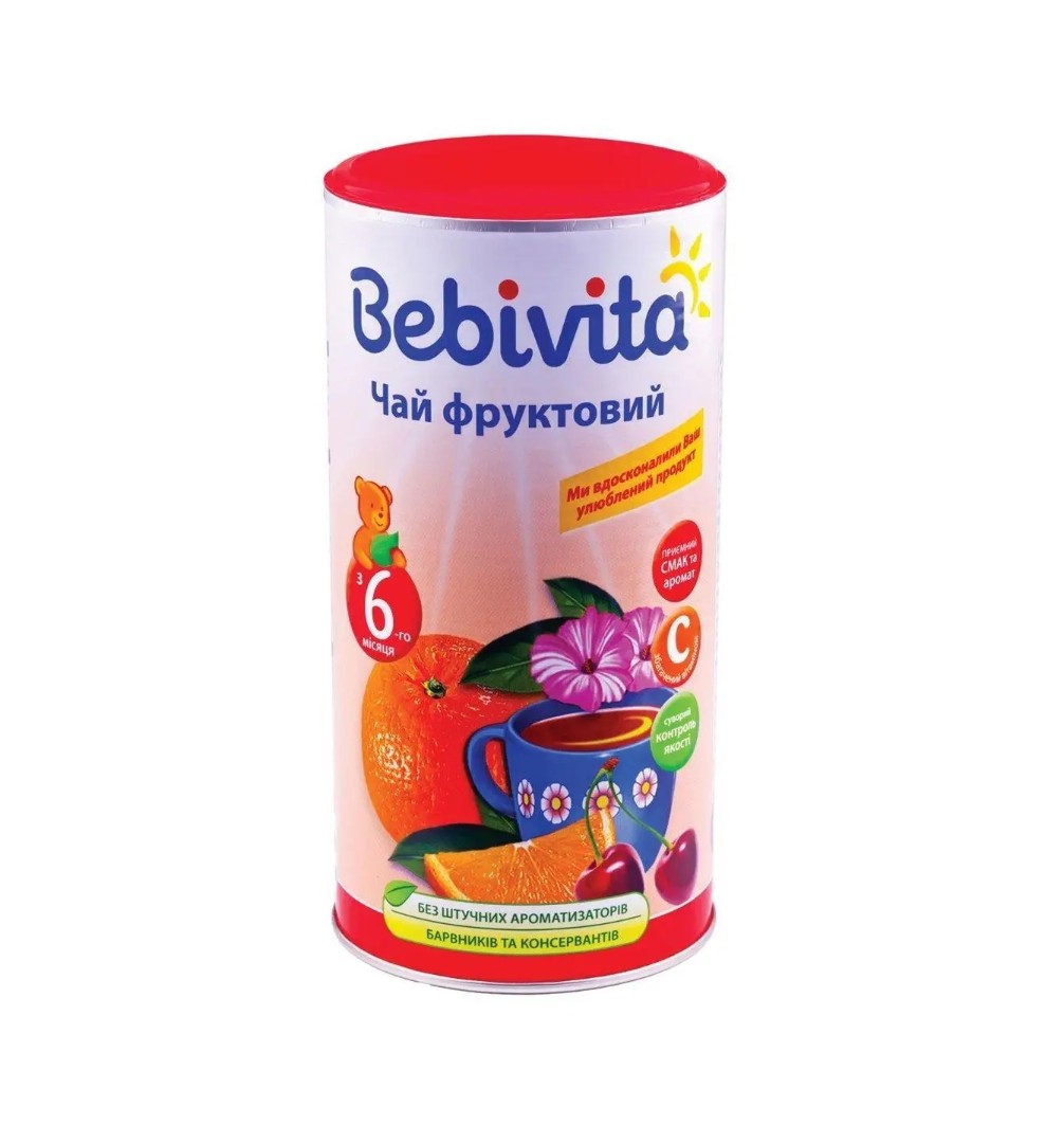 Чай Bebivita 1788 детский Фруктовый 200 г Чай Bebivita 1788 детский Фруктовый 200 г