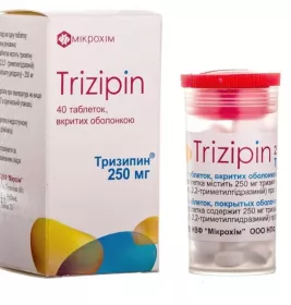 Тризипін таблетки по 250 мг 40 шт. у банку