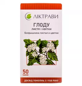 Глоду листя та квіти по 50 г у пачці - Лектрави