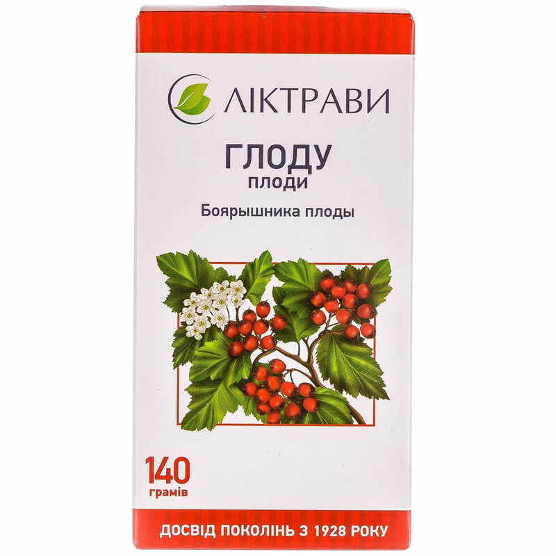 Глоду плоди по 140 г у пачці - Лектрави