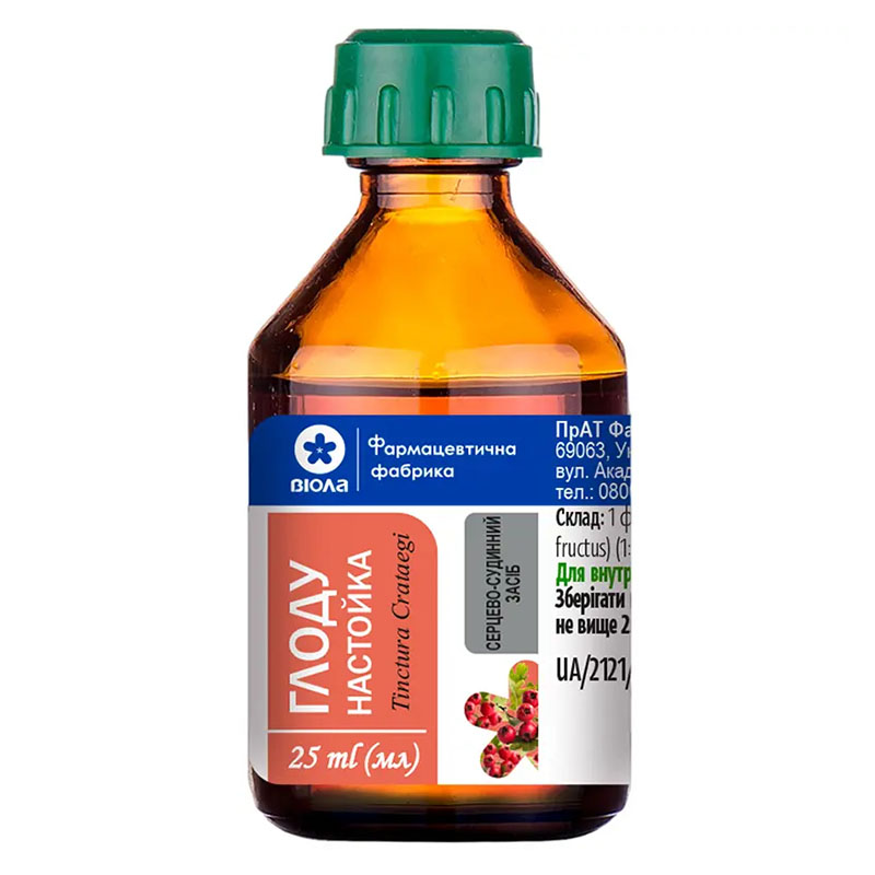 Глоду настойка по 25 мл у флаконі 1 шт. - Віола