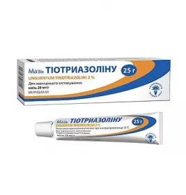Тіотриазолін мазь по 25 г у тубах 1 шт.