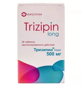 Тризипин лонг таблетки по 500 мг 28 шт. у банці