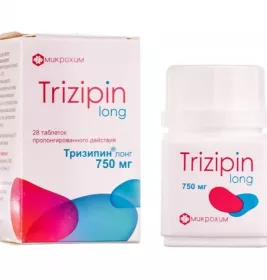 Тризипин лонг таблетки по 750 мг 28 шт. у банці