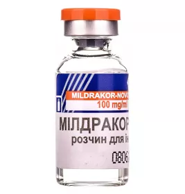 Мілдракор-Новофарм розчин для ін'єкцій 100 мг/мл в ампулах по 5 мл 10 шт.