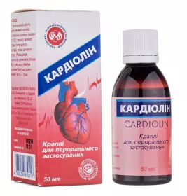 Кардіолін краплі 50 мл у флаконі