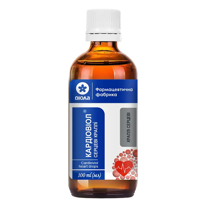 Кардіовіол краплі по 100 мл у флаконі 1 шт.