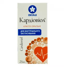 Кардіовіол краплі по 25 мл у флаконі 1 шт.