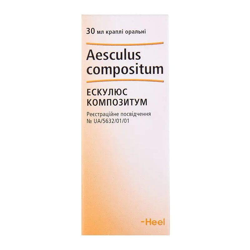 Эскулюс композитум капли по 30 мл во флаконе 1 шт.