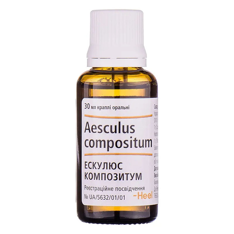 Эскулюс композитум капли по 30 мл во флаконе 1 шт.