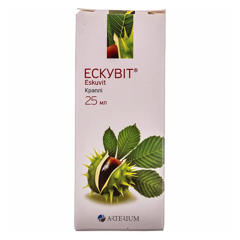 Эскувит капли по 25 мл во флаконе - Артериум