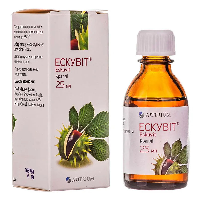 Ескувіт краплі по 25 мл у флаконі - Артеріум