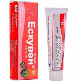 Ескувен гель 1% по 30 г у тубах 1 шт.