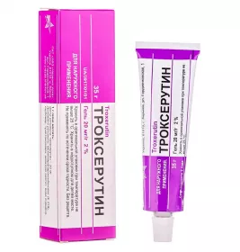 Троксерутин гель 2% по 35 г у тубах 1 шт. - Червона Зірка