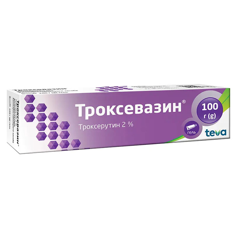 Троксевазин гель 2% по 100 г в тубах 1 шт. Троксевазин гель 2% по 100 г в тубах 1 шт.