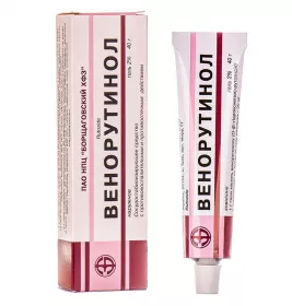 Венорутинол гель 2% по 40 г у тубах