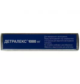 Детралекс 1000 мг таблетки по 1000 мг 18 шт. (9х2)
