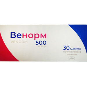 *Венорм табл.п/пл.об.500мг №30 Тернофарм *Венорм табл.п/пл.об.500мг №30 Тернофарм