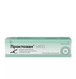 Проктозан Нео мазь ректальная по 20 г в тубах