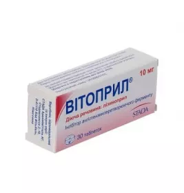 *Вітоприл таб 10мг №30
