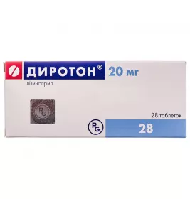 Диротон табл. 20мг №28 Gedeon Richter