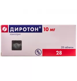 Диротон табл. 10мг №28 Gedeon Richter