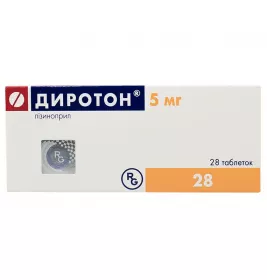 Диротон табл. 5мг №28 Gedeon Richter