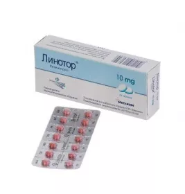 Лінотор таблетки по 10 мг 28 шт. (14х2)