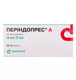 Периндопрес А-Дарница таблетки по 4 мг/5 мг 30 шт.