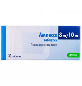Амлесса таблетки по 8 мг/10 мг 30 шт. (10х3)