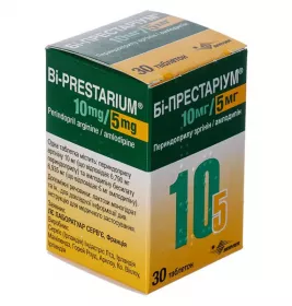 Бі-Престаріум 10 мг/5 мг таблетки по 10 мг/5 мг 30 шт. у контейнері