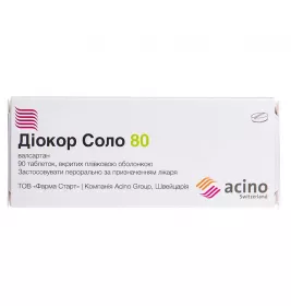 Диокор Соло 80мг табл. №90