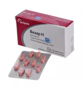 *Вазар Н табл.п/о 320/12,5мг №30