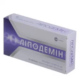 Ліподемін таблетки по 20 мг 30 шт. (10х3)