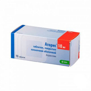 *Аторис табл. в/о 10 мг №90 КРКА