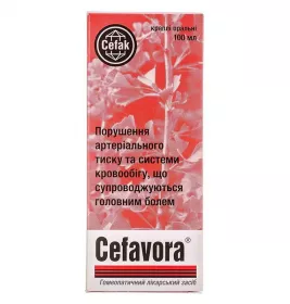 Цефавора краплі по 100 мл у флаконі 1 шт.