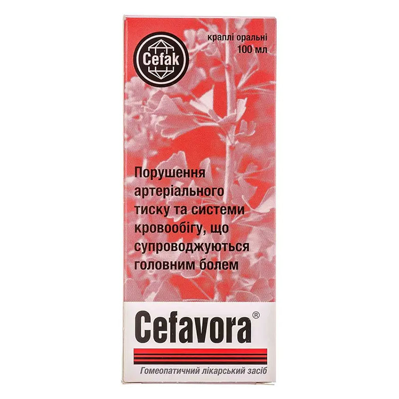 Цефавора краплі по 100 мл у флаконі 1 шт.