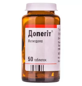 Допегіт таблетки по 250 мг 50 шт. у флаконі