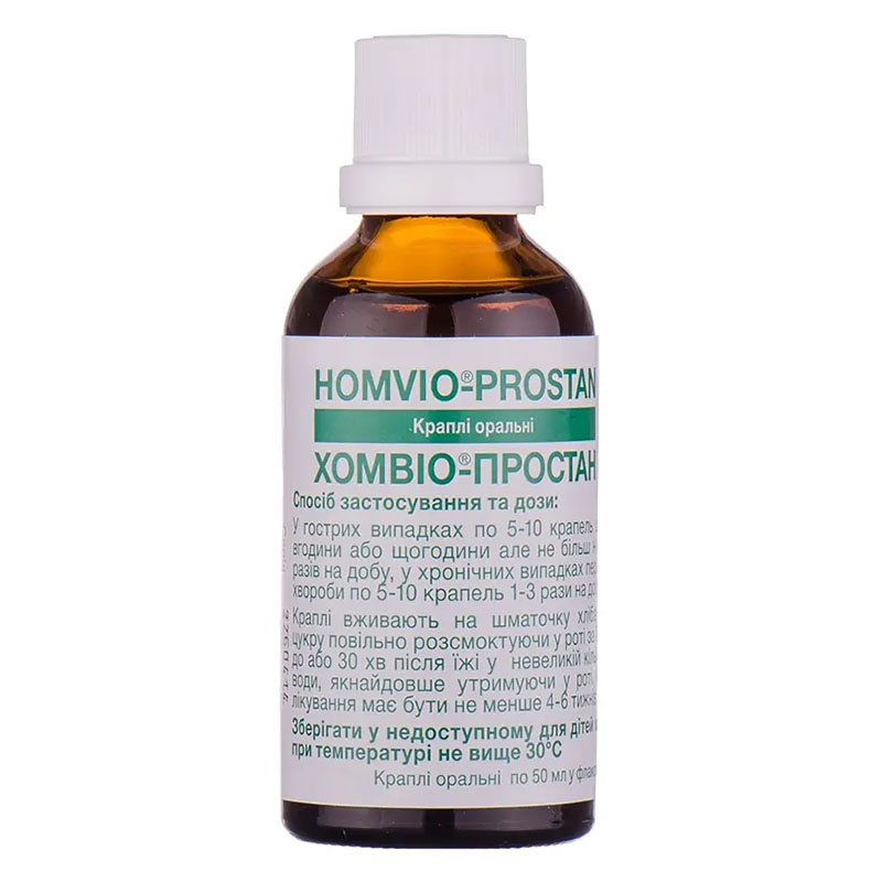 Хомвіо-Простан краплі по 50 мл у флаконі