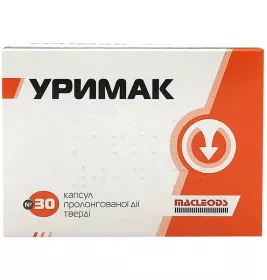 Урімак капсули по 0,4 мг 30 шт.