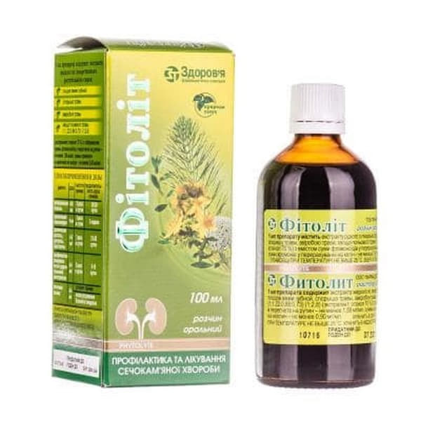 Фітоліт розчин по 100 мл у флаконе з дозатором