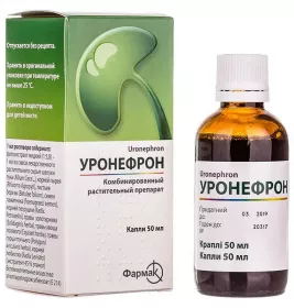 Уронефрон краплі по 50 мл у флаконі 1 шт.
