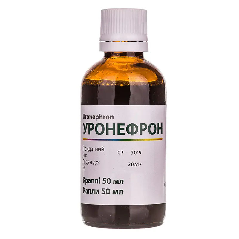Уронефрон краплі по 50 мл у флаконі 1 шт.