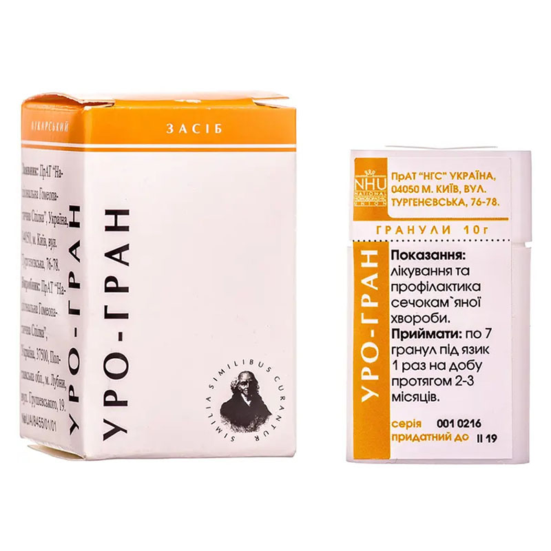 Уро-гран гранули по 10 г у пеналі