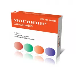 Могинін таблетки 50 мг 4 шт.
