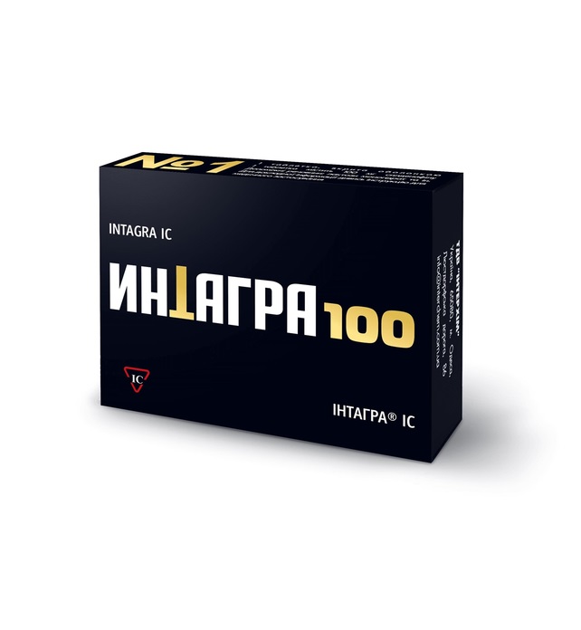 Интагра IC таблетки по 100 мг 1 шт. Интагра IC таблетки по 100 мг 1 шт.