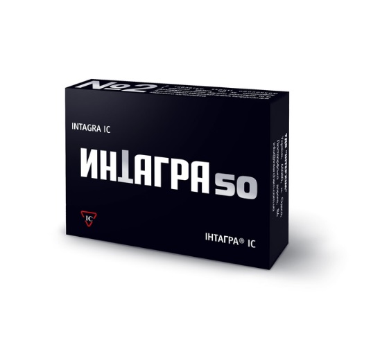 Інтагра IC таблетки по 50 мг 2 шт.