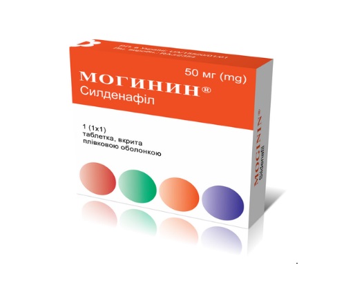 Могинін таблетки 50 мг 1 шт.