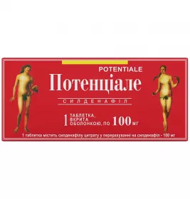 Потенциале таблетки по 100 мг 1 шт.