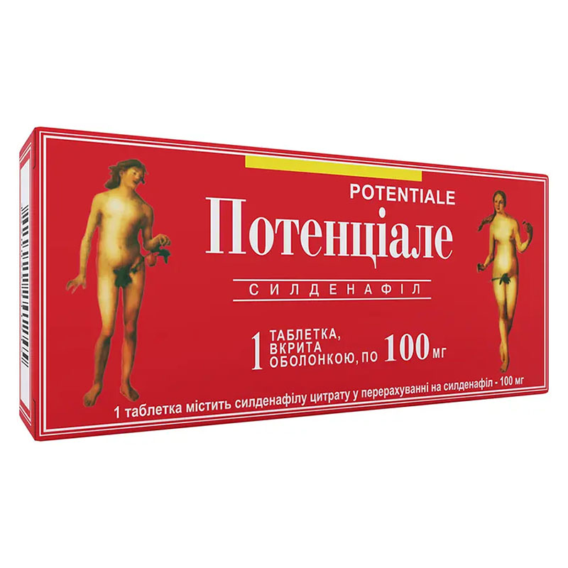 Потенціале таблетки по 100 мг 1 шт.